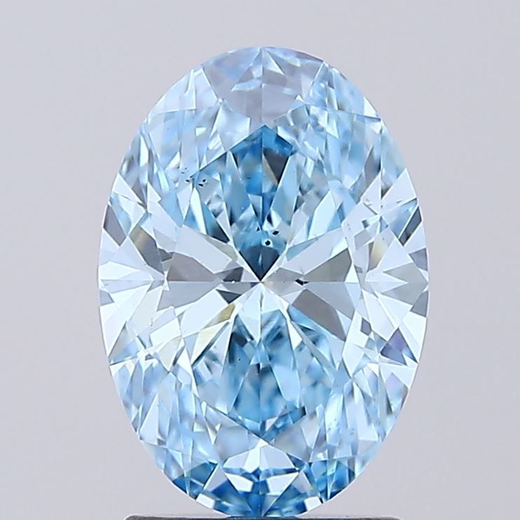 2.01 ct. oval Lab Grown Diamond front image