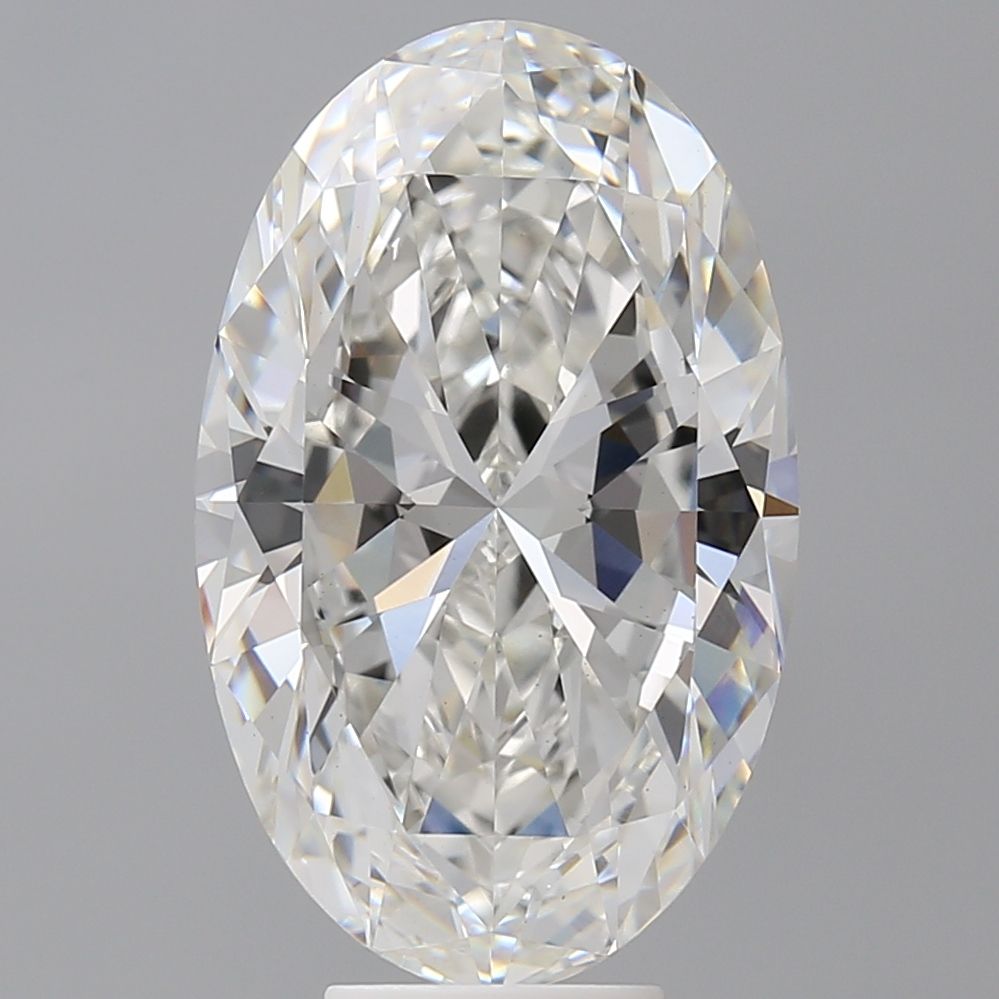 7.55 ct. oval Lab Grown Diamond front image