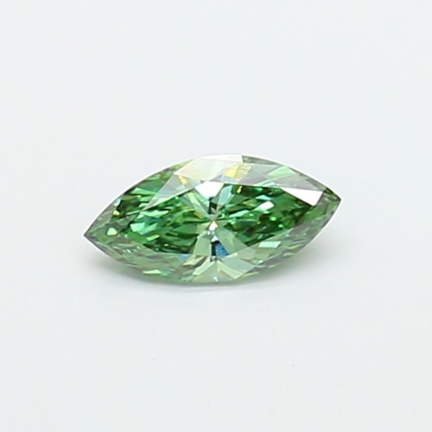 0.52 CT Fancy Vivid Green MARQUISE