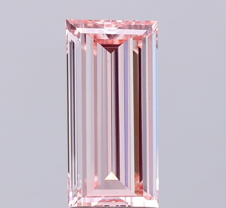 1.89 CT Fancy Light Pink BAGUETTE