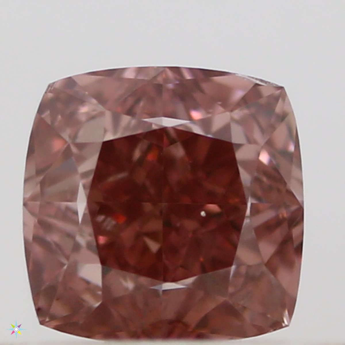 Diament 0.31 ct Fancy Deep Orangey Pink/VS2