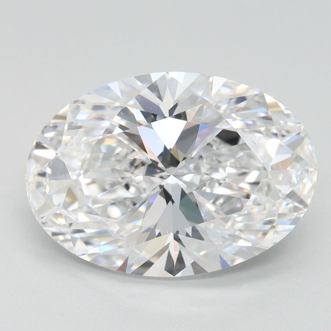 3.42 ct. oval Lab Grown Diamond front image