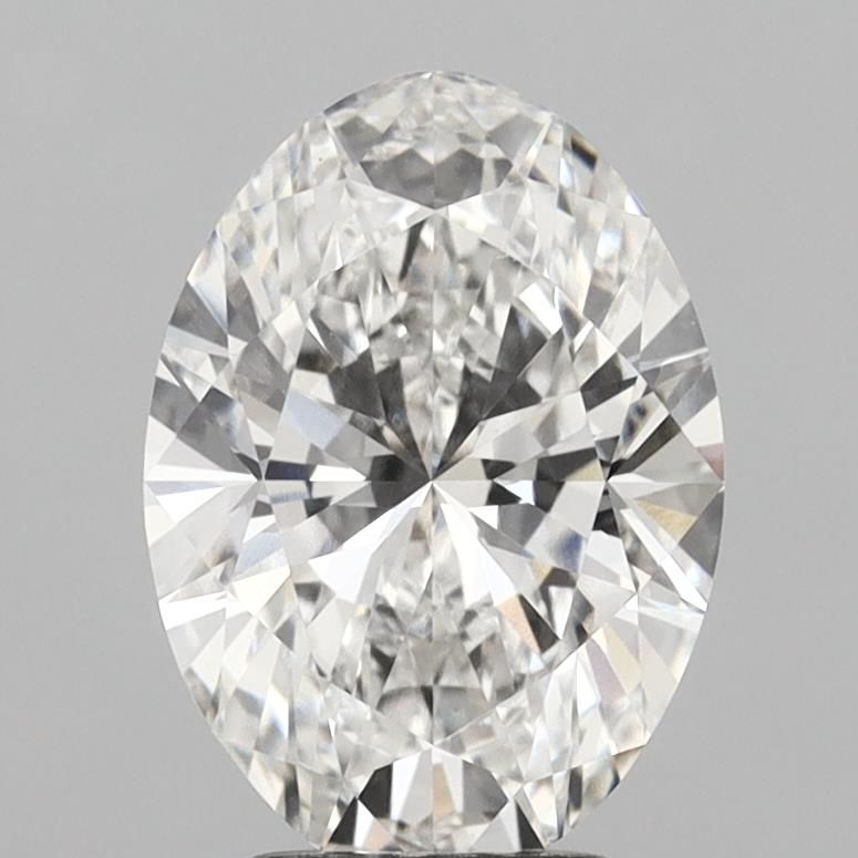 3.10 ct. oval Lab Grown Diamond front image