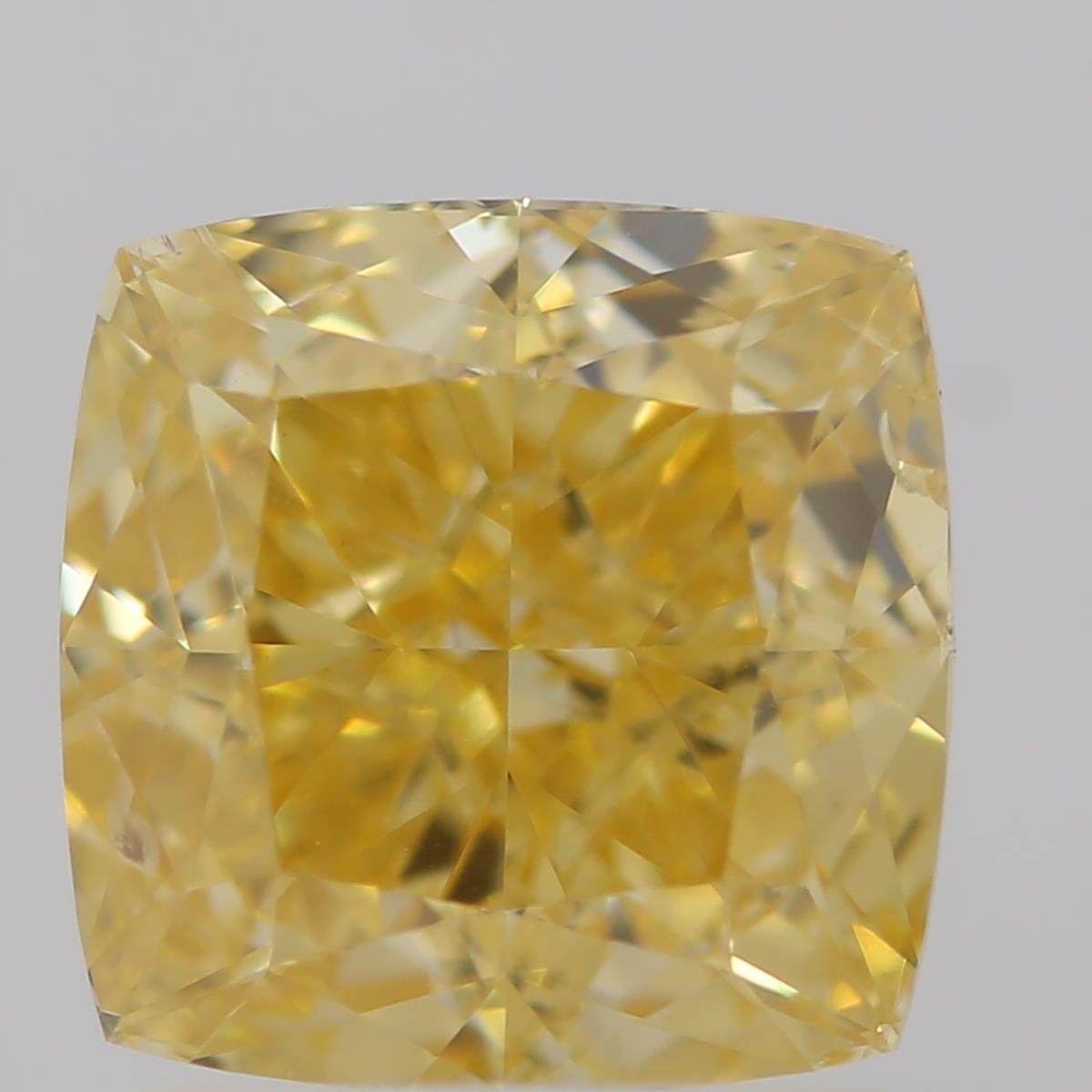 Diament 1.31 ct Fancy Intense Orangey Yellow/SI2
