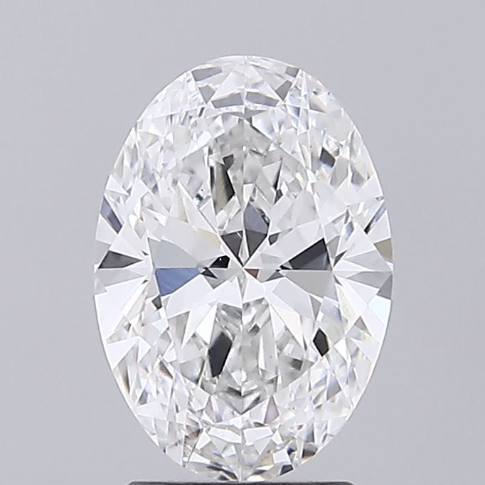 2.07 ct. oval Lab Grown Diamond front image