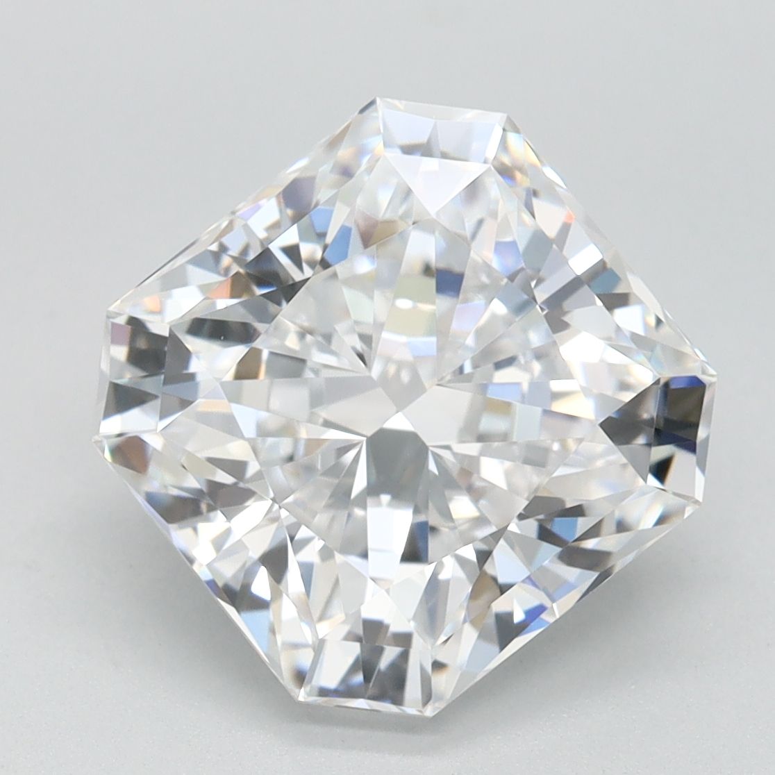 3.78 ct lab-grown Square radiant Diamond