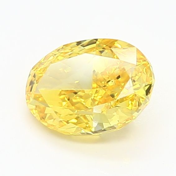 1.23 CT Fancy Vivid Yellow OVAL