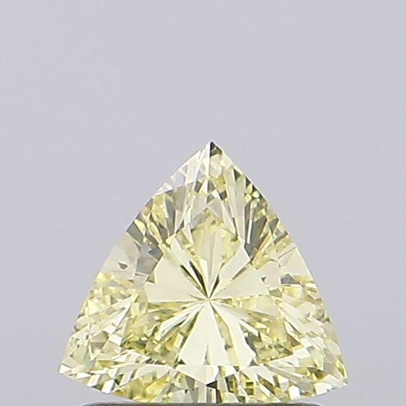 0.56 CT Fancy Yellow TRIANGULAR