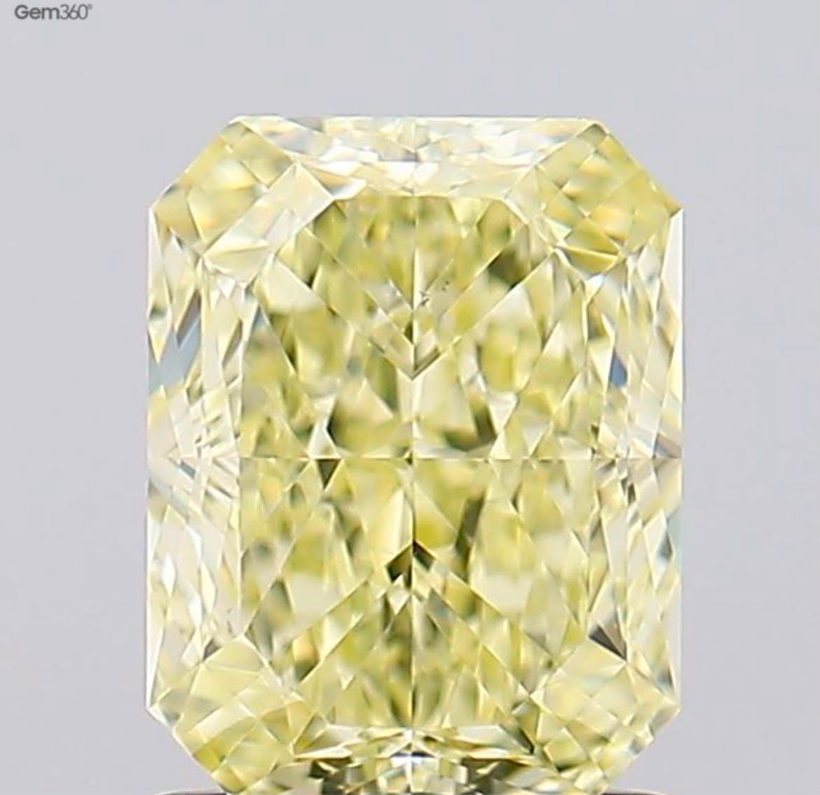 Diament 1.52 ct Fancy Light Yellow/VS2