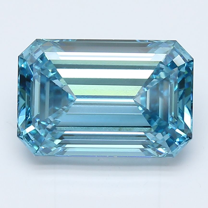 5.04 ct. emerald Lab Grown Diamond front image
