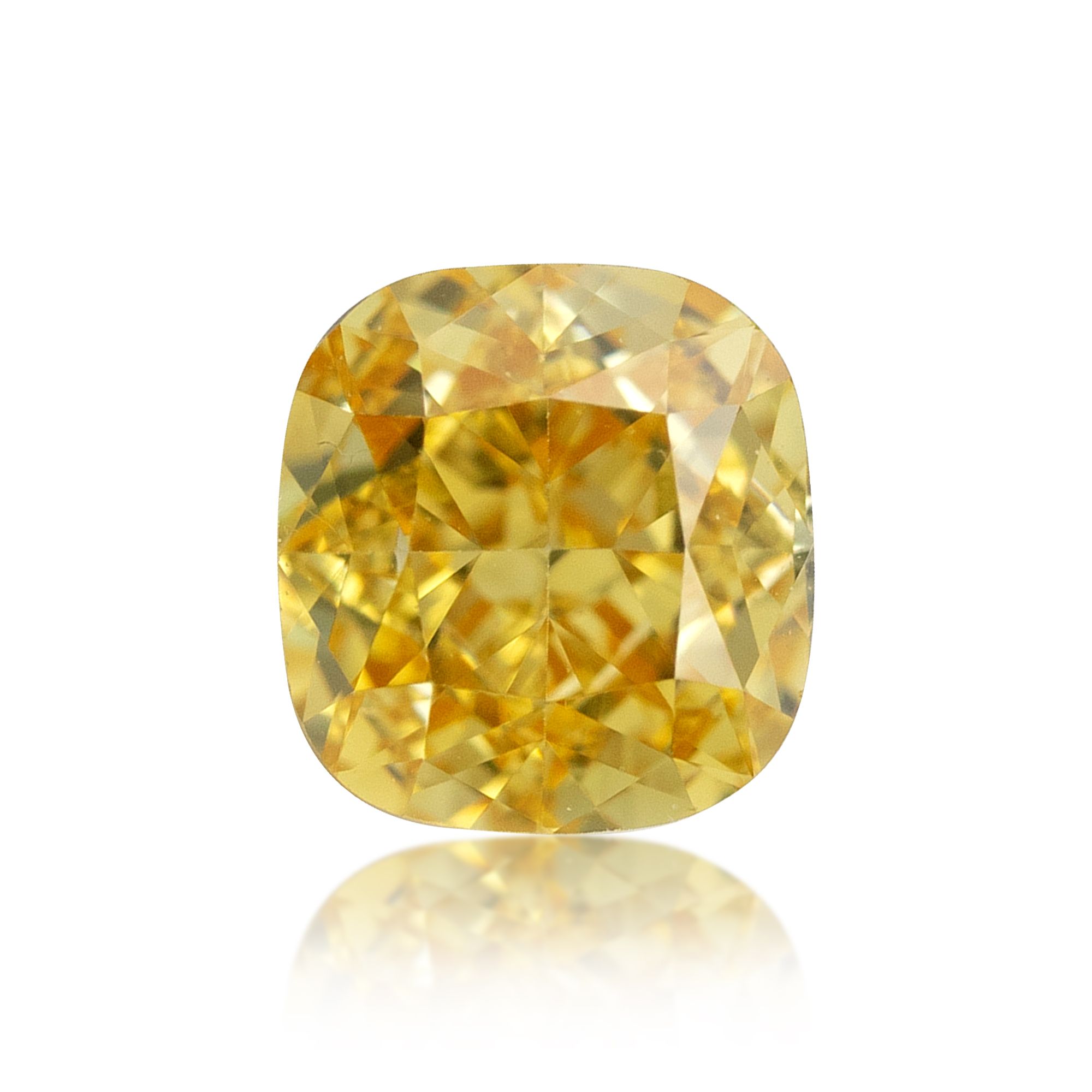 Diament 0.35 ct Fancy Intense Orangey Yellow/VS1
