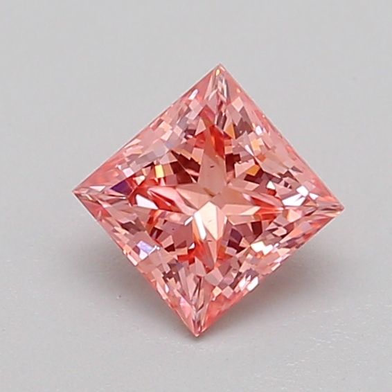 0.64 CT Fancy Vivid Pink PRINCESS
