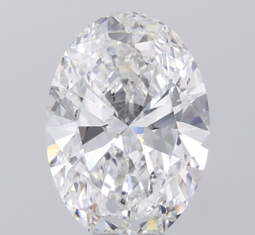 6.02 ct. oval Lab Grown Diamond front image