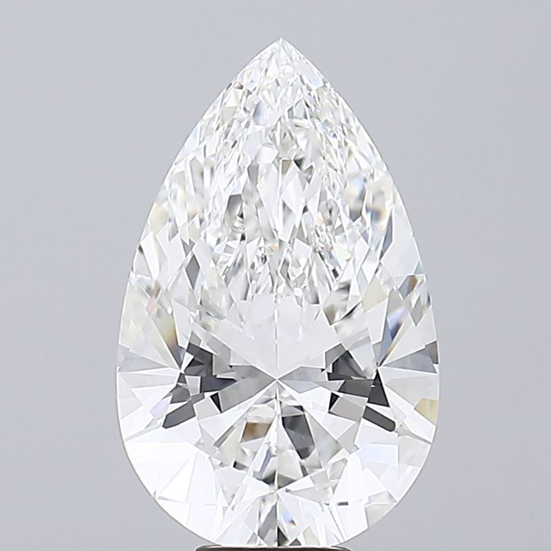 9.58 ct. pear Lab Grown Diamond front image
