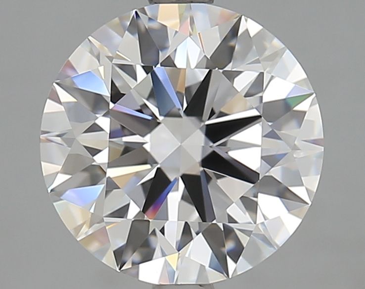Diamant Rond 3.08 ct - Couleur D - Pureté VVS1