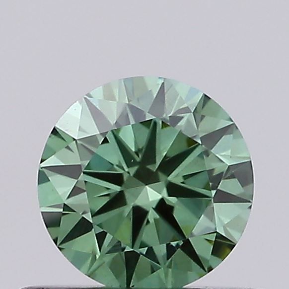 0.45 CT Fancy Vivid Green ROUND