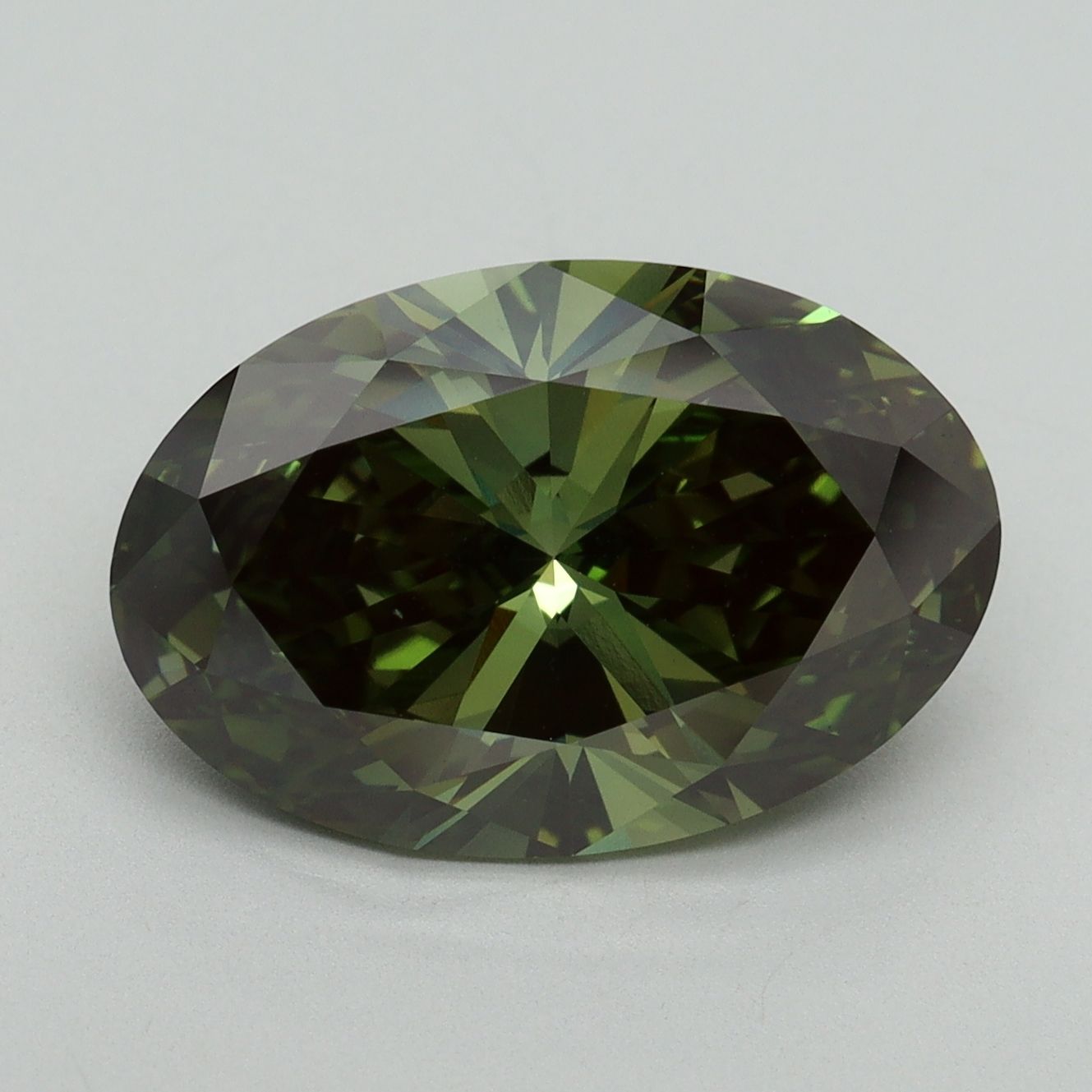 5.07 ct. oval Lab Grown Diamond front image