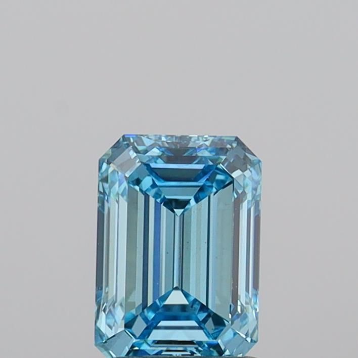 1.36 CT Fancy Vivid Blue EMERALD