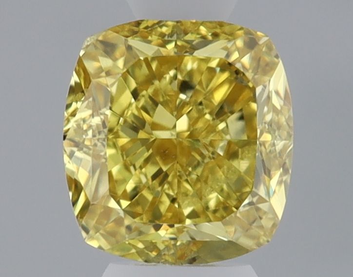Diament 0.51 ct Fancy Vivid Yellow/VS2