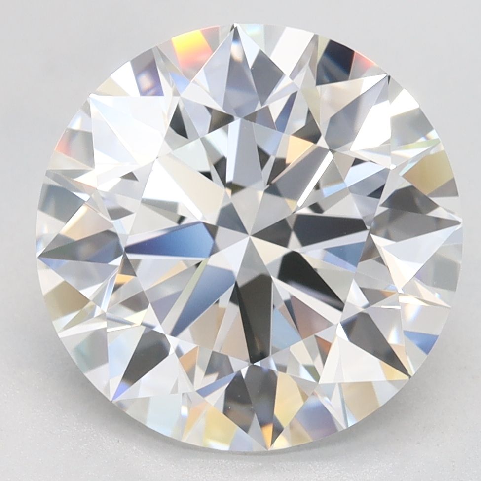 Diamant Rond 4.10 ct - Couleur D - Pureté VVS1