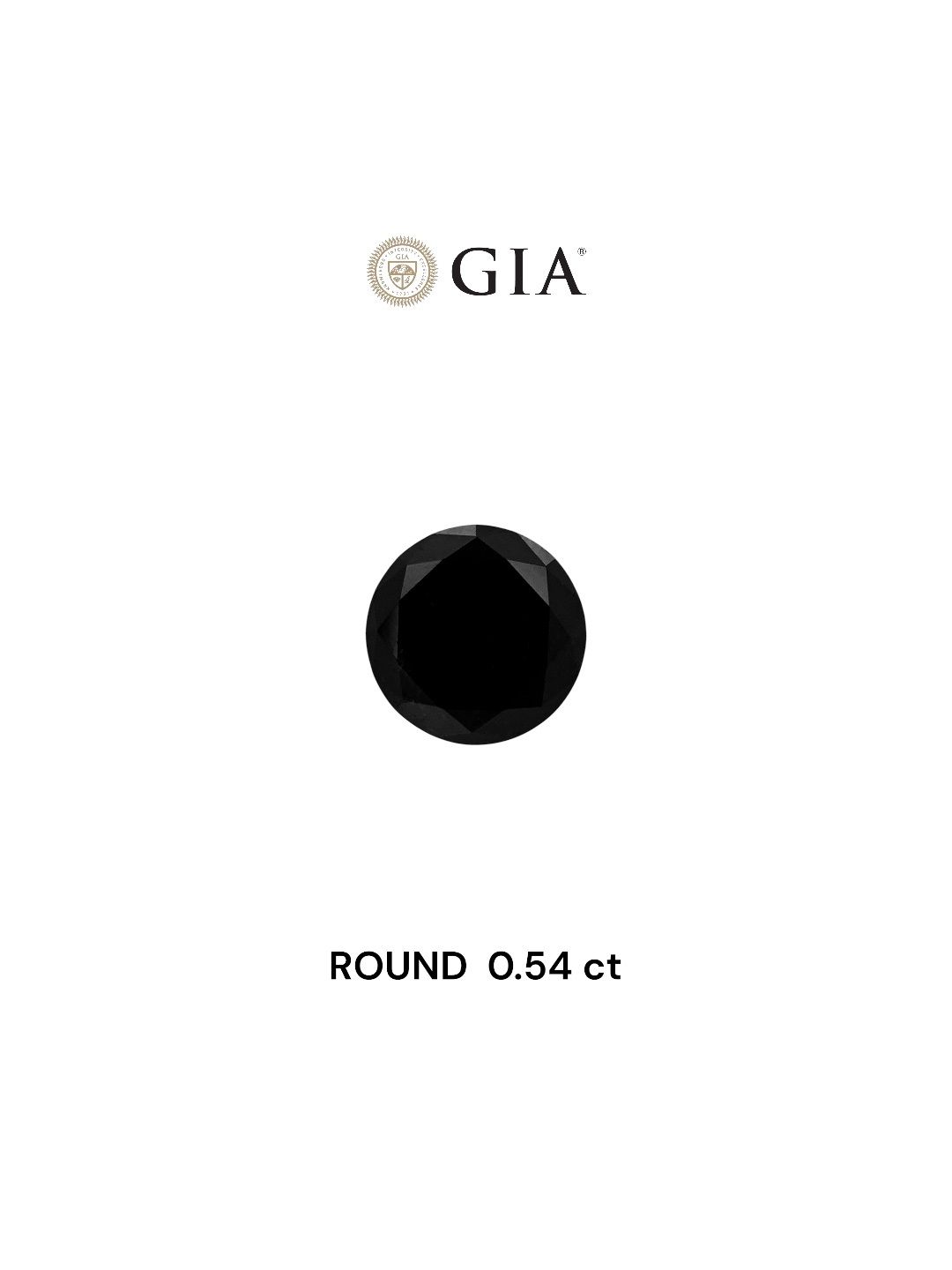 0.54 ct Round diamond