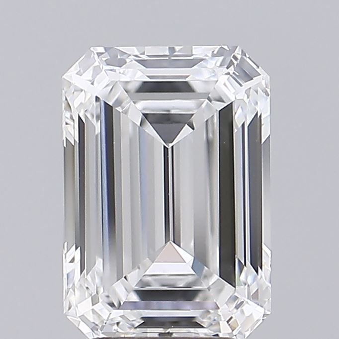 2.74 ct. emerald Lab Grown Diamond front image