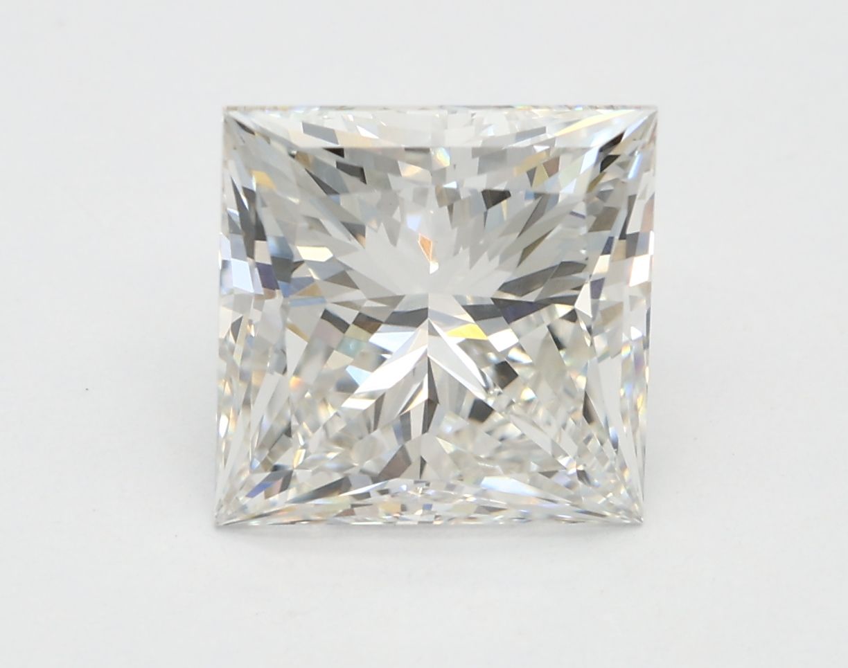 3.14 ct. princess Lab Grown Diamond front image