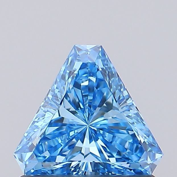 0.64 CT Fancy Vivid Blue HEXAGONAL