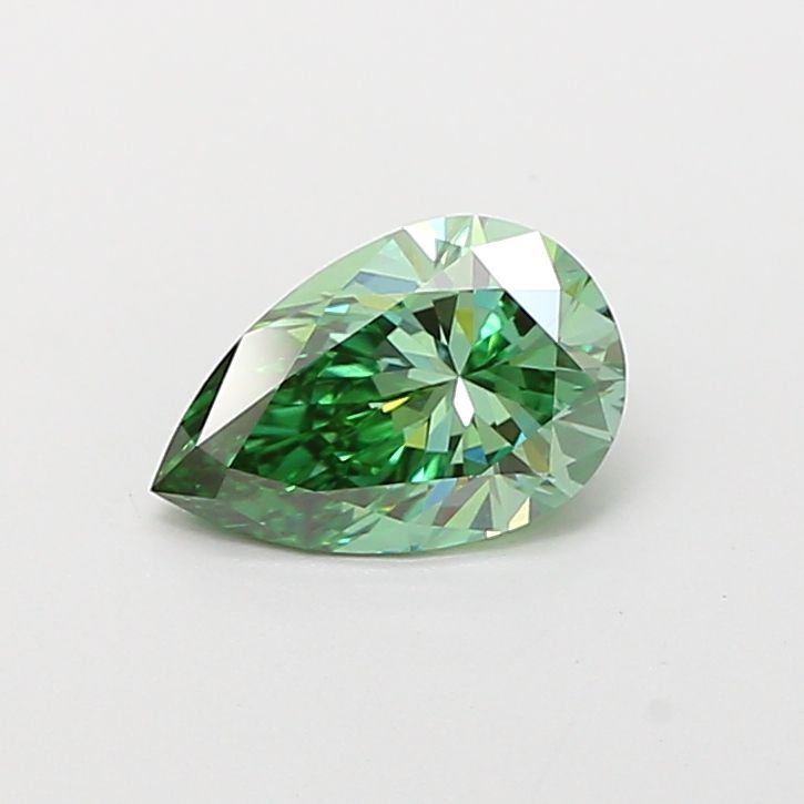 1.02 CT Fancy Vivid Green PEAR