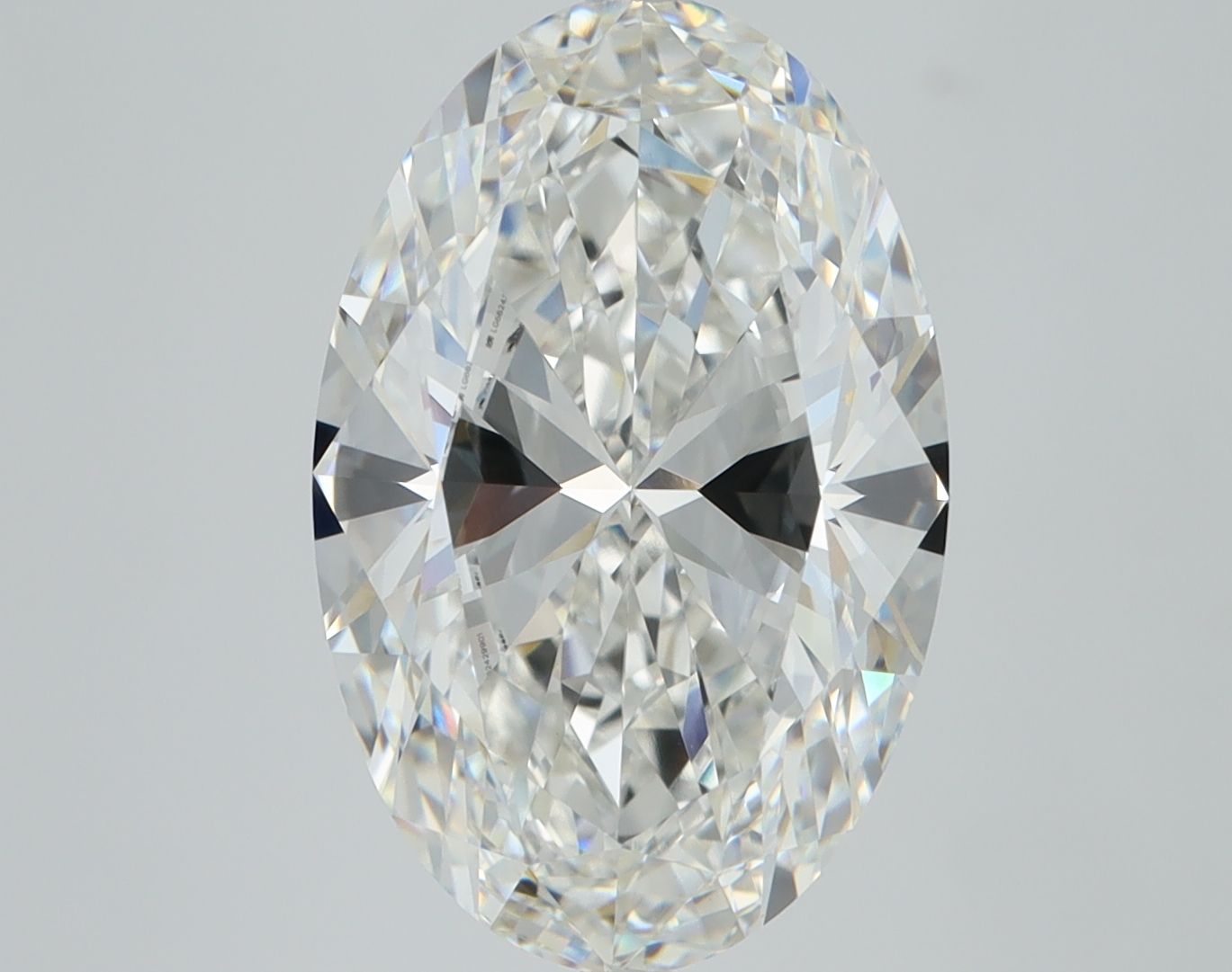 5.50 ct. oval Lab Grown Diamond front image