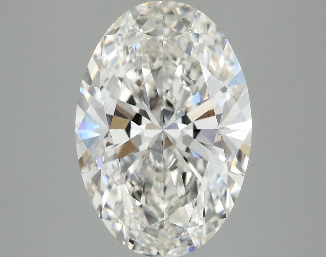 4.10 ct. oval Lab Grown Diamond front image