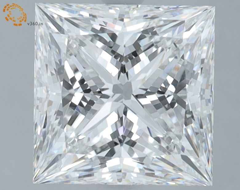 3.09 ct. princess Lab Grown Diamond front image