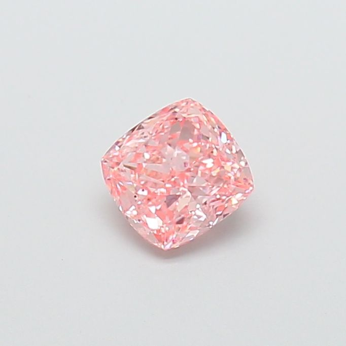 1.02 CT Fancy Vivid Pink CUSHION MODIFIED
