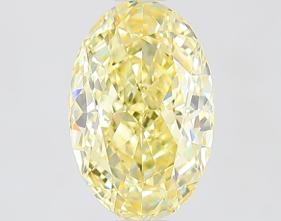 1.45 CT Fancy Yellow OVAL