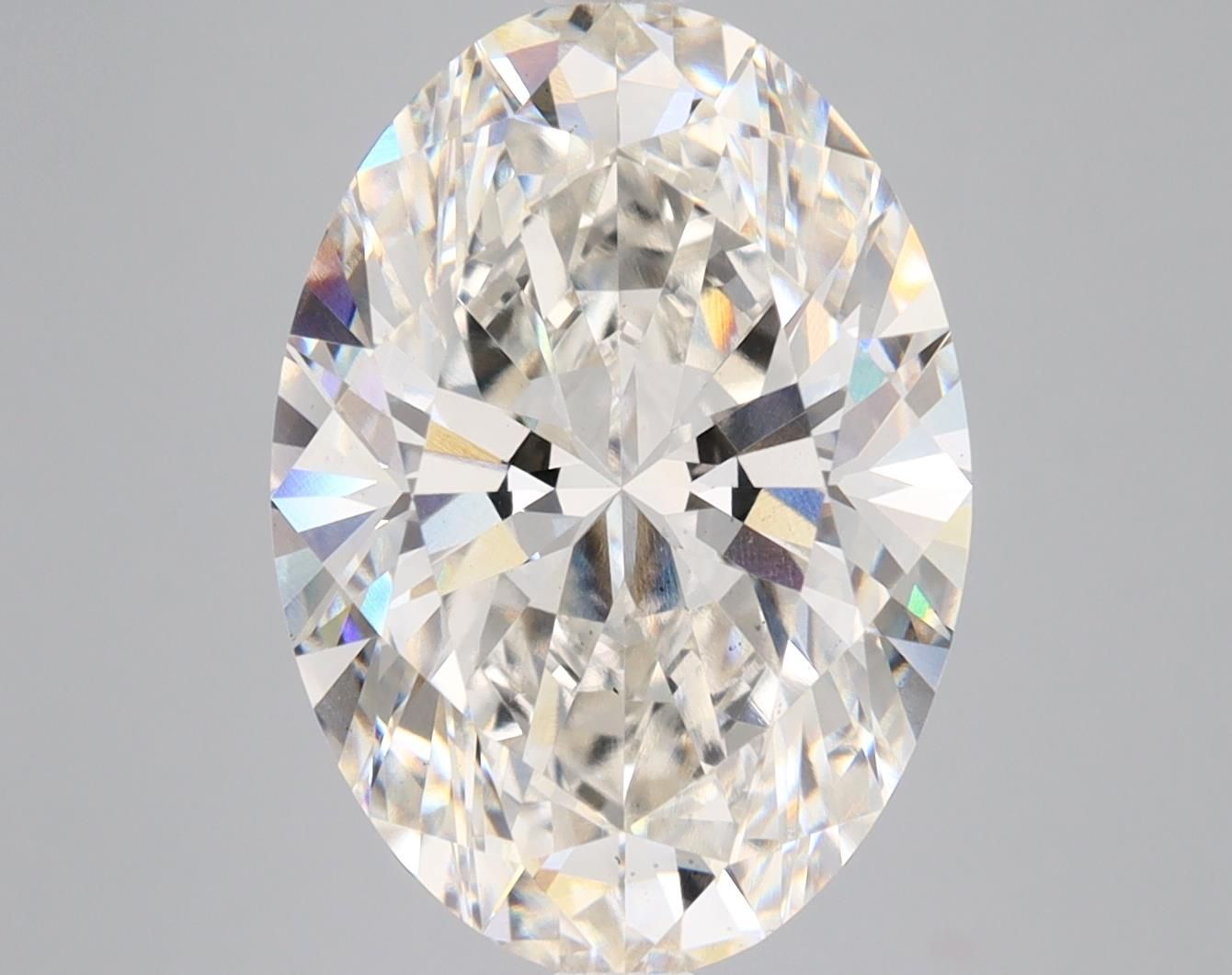 6.33 ct. oval Lab Grown Diamond front image