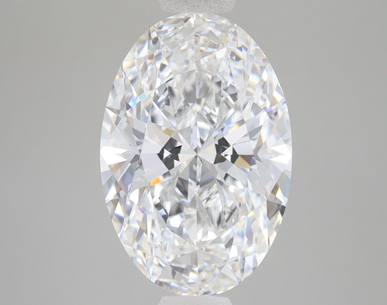 4.10 ct. oval Lab Grown Diamond front image