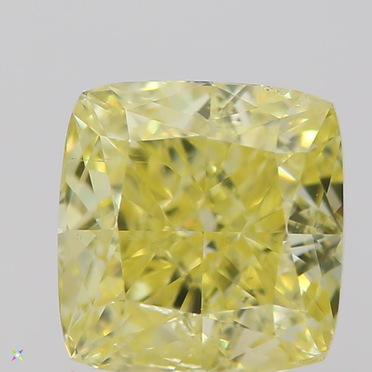 Diament 0.6 ct Fancy Intense Yellow/SI2