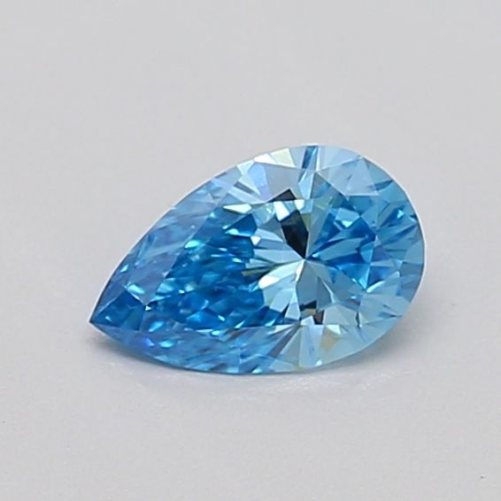 0.35 CT Fancy Vivid Blue PEAR