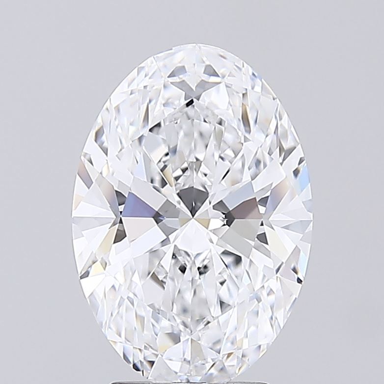 3.75 ct. oval Lab Grown Diamond front image