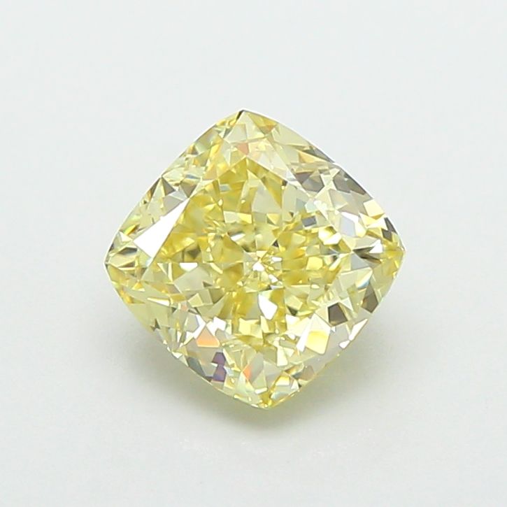 1.52 CT Fancy Yellow CUSHION MODIFIED