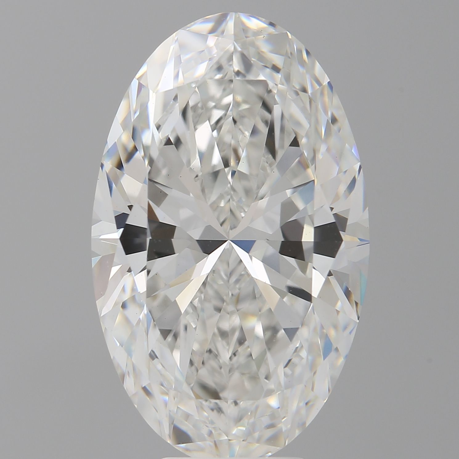 7.05 ct. oval Lab Grown Diamond front image