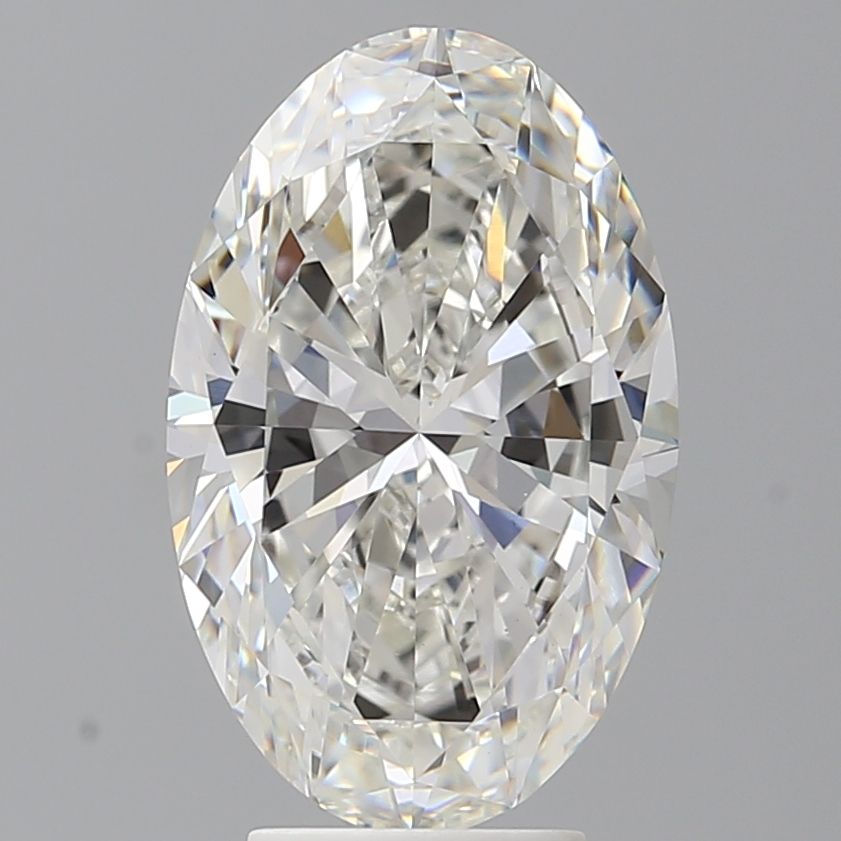 4.58 ct. oval Lab Grown Diamond front image