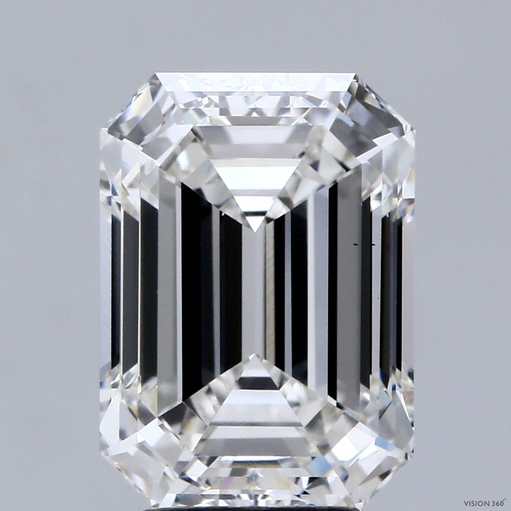 4.04 ct. emerald Lab Grown Diamond front image
