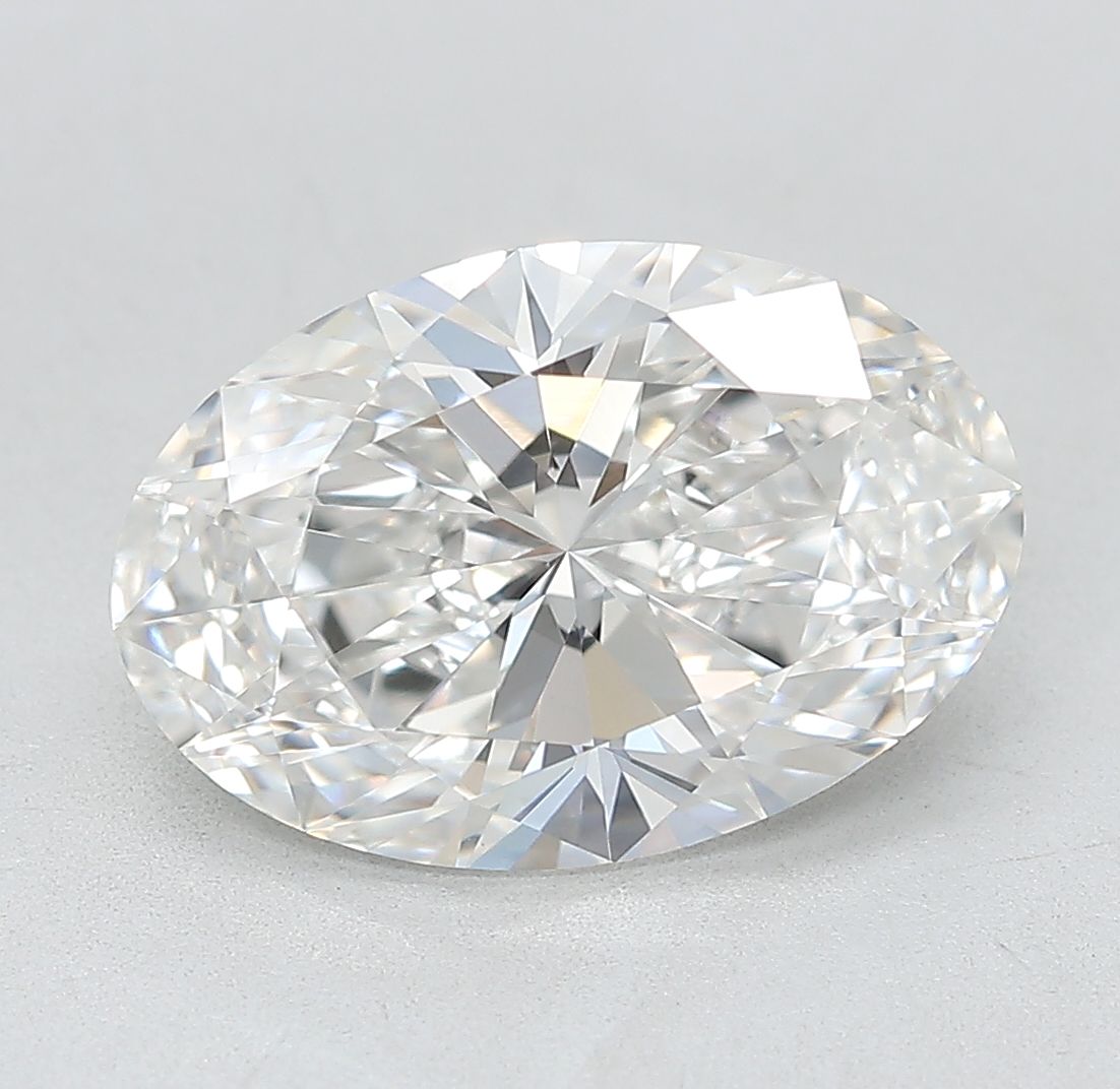 3.25 ct. oval Lab Grown Diamond front image