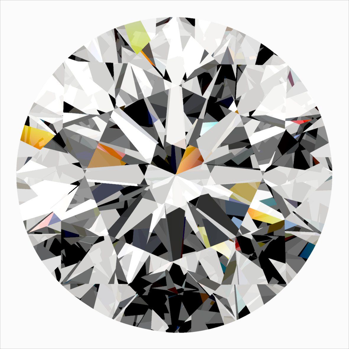 0.41 ct Round diamond