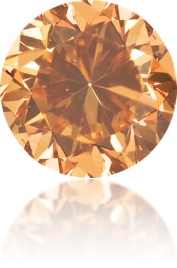 Diament 0.32 ct Fancy Orangey Brown/VS2