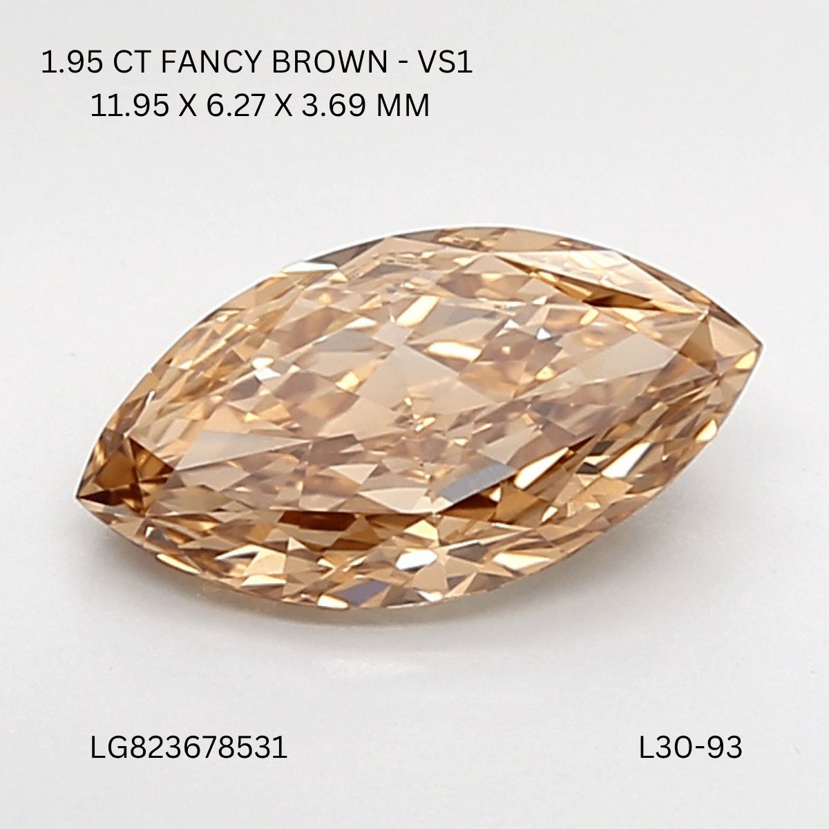 1.95 ct Marquise diamond