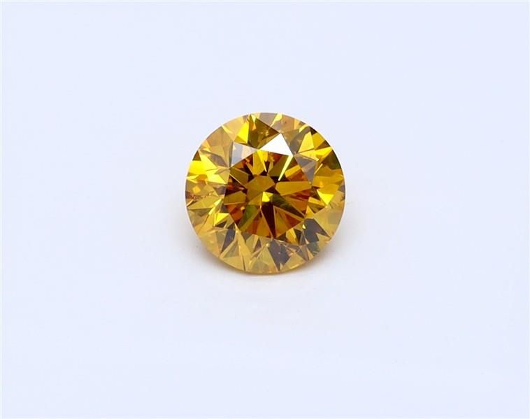 Diament 0.5 ct Fancy Vivid Orangey Yellow/I1