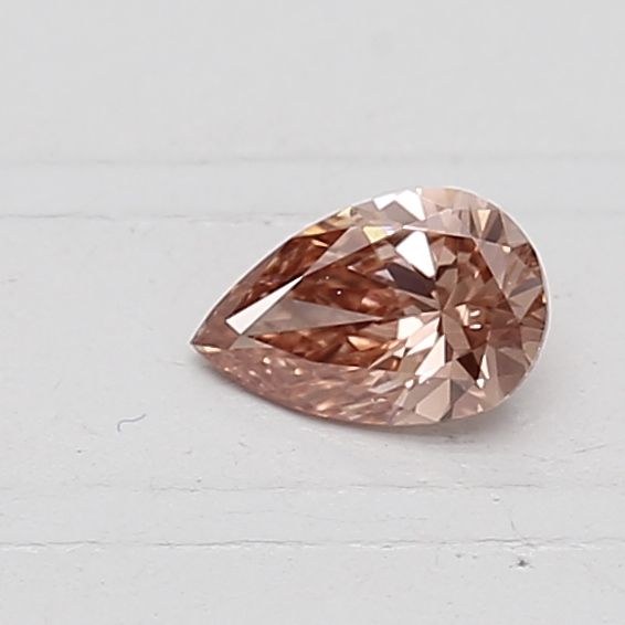0.22 CT Fancy Brownish Pink PEAR
