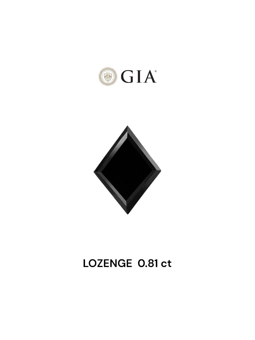 0.81 ct Lozenge Diamond